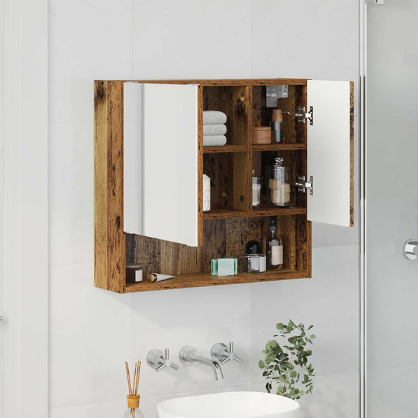 Peilikaappi Vanha puu 59 x 17 x 55 cm Tekninen puu