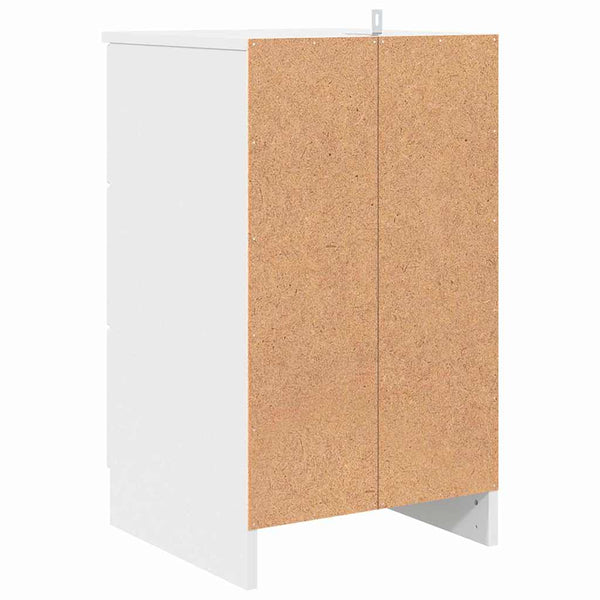 Yöpöytäkaappi Valkoinen 38 x 38 x 66 cm Tekninen puu