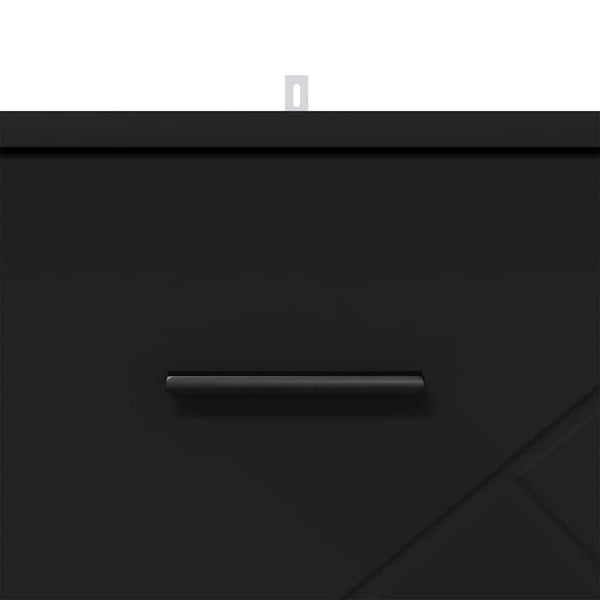 Yöpöytäkaappi Musta 38 x 38 x 66 cm Tekninen puu