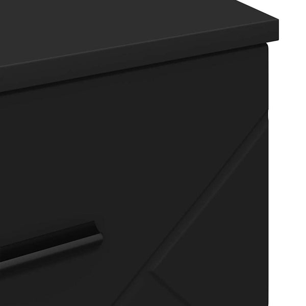 Yöpöytäkaappi Musta 38 x 38 x 66 cm Tekninen puu