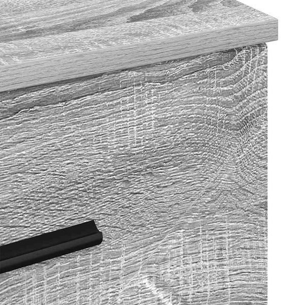 Yöpöytäkaappi Harmaa sonoma 38 x 38 x 66 cm Tekninen puu