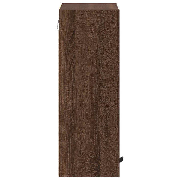Kylpyhuonekaappi Ruskea tammi 39 x 23,5 x 65 cm