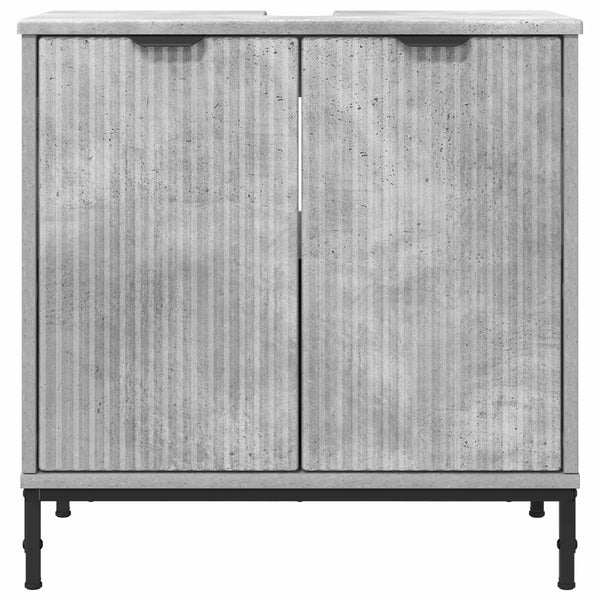 Kylpyhuoneen allaskaappi Betoni Harmaa 60,5 x 33,5 x 61 cm