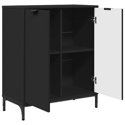 Musta sivupöytä Kokor 69.5x33x82cm (puinen)