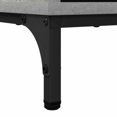 Betoninharmaa sivupöytä Moldovita 69.5x33x82cm (puinen)