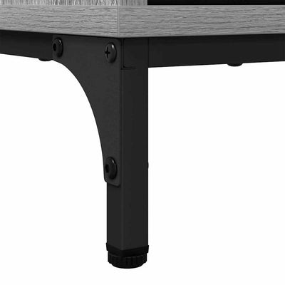 Harmaa sivupöytä Racovita 69.5x33x82cm (puinen)