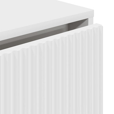 Valkoinen sivupöytä Gheeorghe 79.5x33x82cm (puinen)