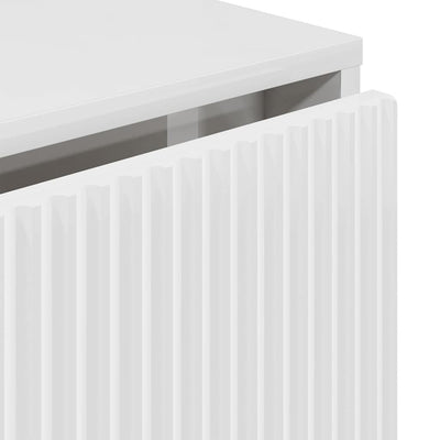 Valkoinen sivupöytä Nardy 79.5x33x82cm (puinen)