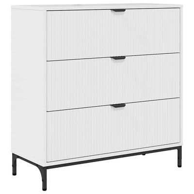 Valkoinen sivupöytä Nardy 79.5x33x82cm (puinen)