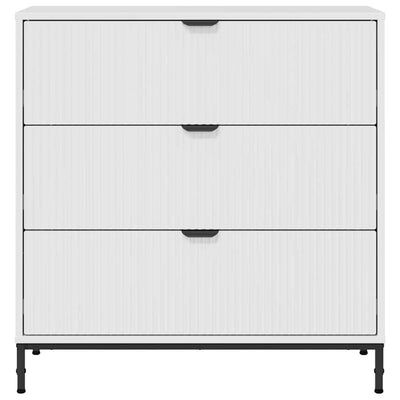 Valkoinen sivupöytä Nardy 79.5x33x82cm (puinen)