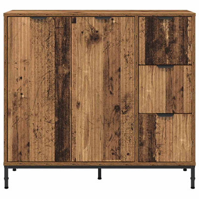 Sivupöytä Gligheria 89.5x33x82cm (vanha puu, puinen)