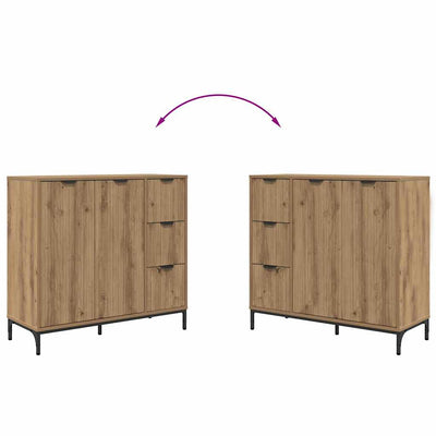 Artesaani tammi sivupöytä Apolon 89.5x33x82cm (puinen)