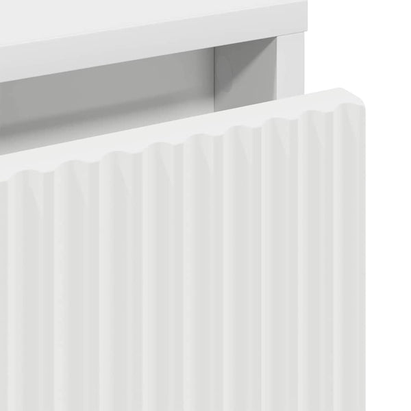 Yöpöytä Valkoinen 63.5 x 36 x 61 cm Tekninen puu