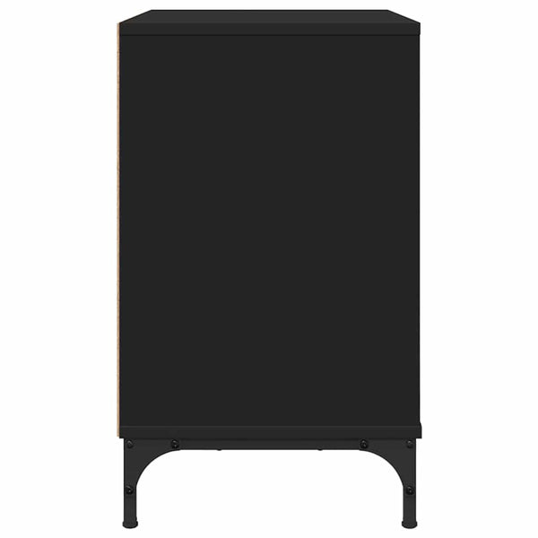 Yöpöytä laatikon kanssa Musta 63.5 x 36 x 61 cm Tekninen puu