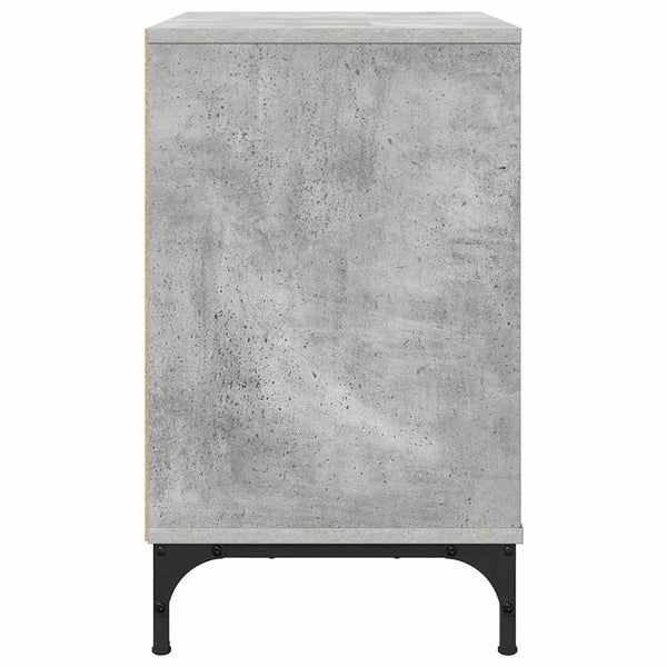 Yöpöytä Betoninharmaa 63.5 x 36 x 61 cm Tekninen puu