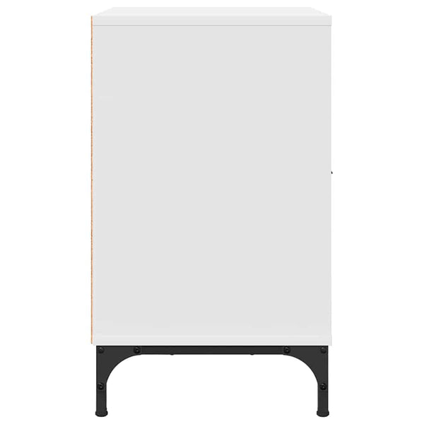 Yöpöytä laatikon kanssa Valkoinen 49 x 36 x 61 cm Tekninen puu