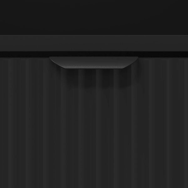 Yöpöydät 2 pcs Musta 49 x 36 x 61 cm Tekninen puu