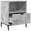 Yöpöydät 2 pcs Betoninharmaa 49 x 36 x 61 cm Tekninen puu