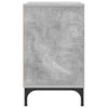 Yöpöydät 2 pcs Betoninharmaa 49 x 36 x 61 cm Tekninen puu