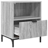 Yöpöydät 2 pcs Harmaa sonoma 49 x 36 x 61 cm Tekninen puu