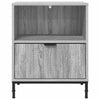 Yöpöydät 2 pcs Harmaa sonoma 49 x 36 x 61 cm Tekninen puu