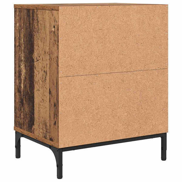 Yöpöydät 2 pcs Vanha puu 49 x 36 x 61 cm Tekninen puu