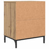 Yöpöydät 2 pcs artesaani tammi 49 x 36 x 61 cm Tekninen puu