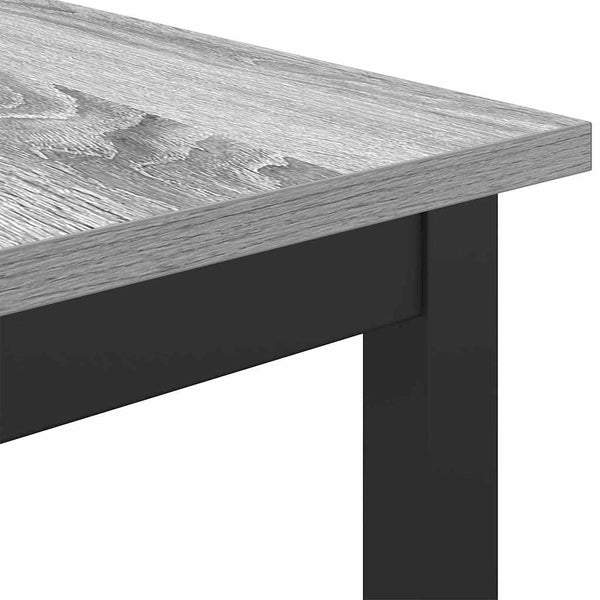 Pöytä Harmaa Sonoma 100 x 50 x 90,5 cm Kehitetty puu ja teräs
