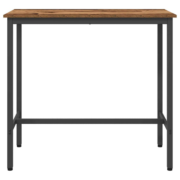 Pöytä Vanha puu 100 x 50 x 90,5 cm Kehitetty puu ja teräs
