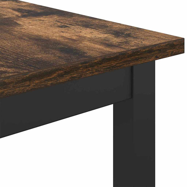 Pöytä Savutammi 100 x 40 x 100,5 cm Kehitetty puu ja teräs