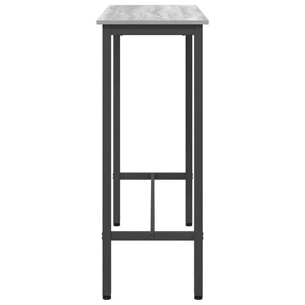 Pöytä Harmaa Sonoma 100 x 40 x 100,5 cm Kehitetty puu ja teräs