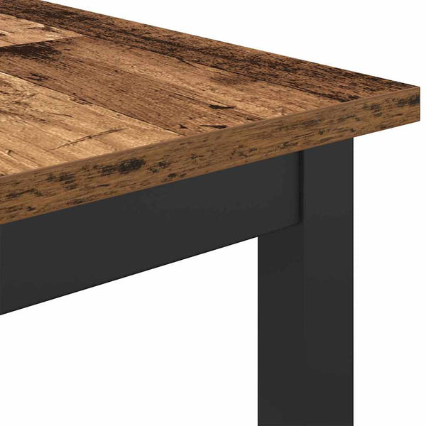 Pöytä Vanha puu 100 x 40 x 100,5 cm Kehitetty puu ja teräs