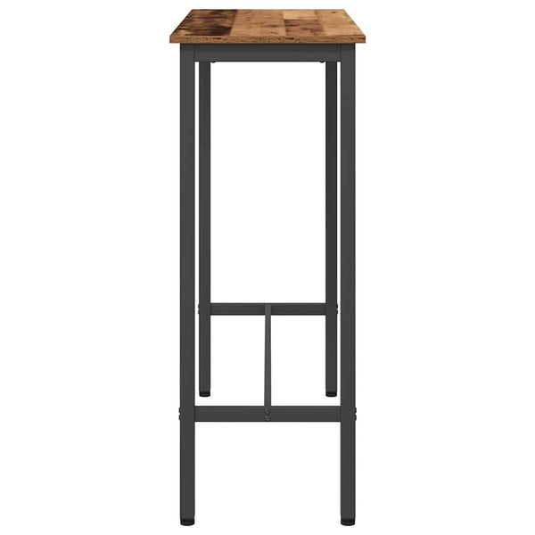 Pöytä Vanha puu 100 x 40 x 100,5 cm Kehitetty puu ja teräs