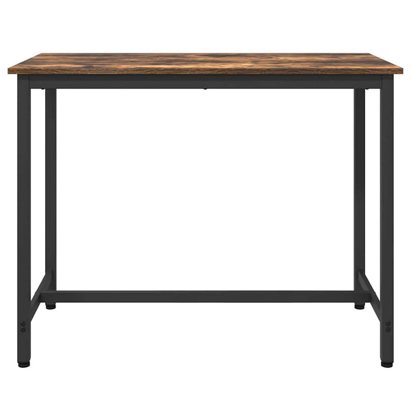 Pöytä Savutammi 100 x 50 x 76,5 cm Kehitetty puu ja teräs