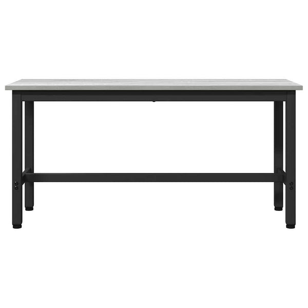 Ruokapenkki 100 x 32,5 x 48,5 cm 2 kpl Kehitetty puu ja teräs