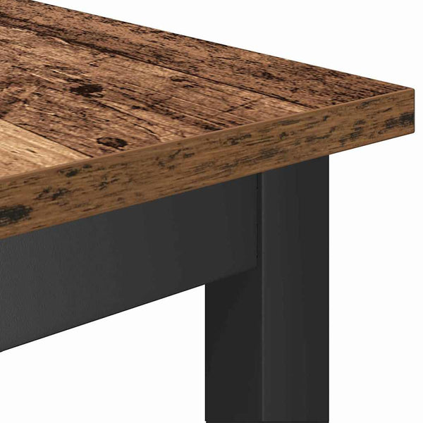 Ruokapenkki 100 x 32,5 x 48,5 cm 2 kpl Kehitetty puu ja teräs
