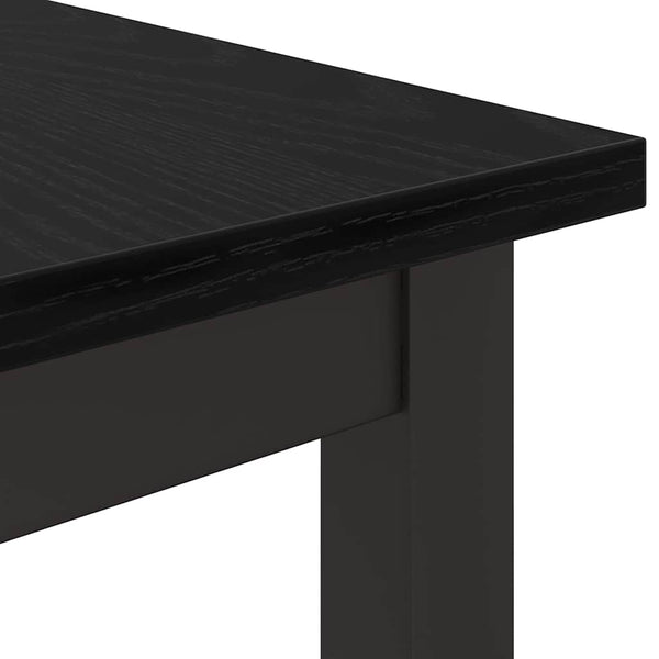 Pöytä Musta tammi. 100 x 50 x 76,5 cm Kehitetty puu ja teräs
