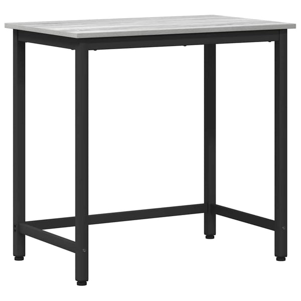 Pöytä Harmaa Sonoma 100 x 50 x 76,5 cm Kehitetty puu ja teräs
