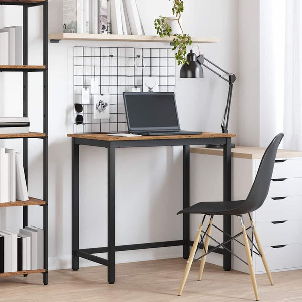Pöytä Vanha puu 100 x 50 x 76,5 cm Kehitetty puu ja teräs