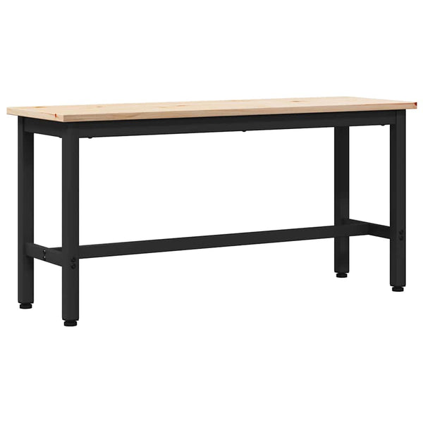 Ruokapenkki 100 x 32,5 x 49 cm 2 kpl Täyspuinen mänty