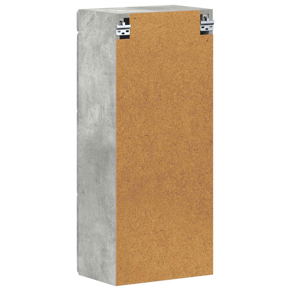 Kylpyhuoneen seinäkaappi TULUM Betoni Harmaa 37 x 24,5 x 86 cm