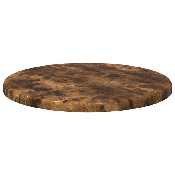 Pöytälevy Ø 30 x 1,5 cm Pyöreä Tekninen puu Savutammi
