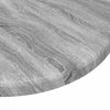 Pöytälevy Ø 30 x 1,5 cm Pyöreä Tekninen puu Harmaa Sonoma