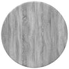 Pöytälevy Ø 30 x 1,5 cm Pyöreä Tekninen puu Harmaa Sonoma
