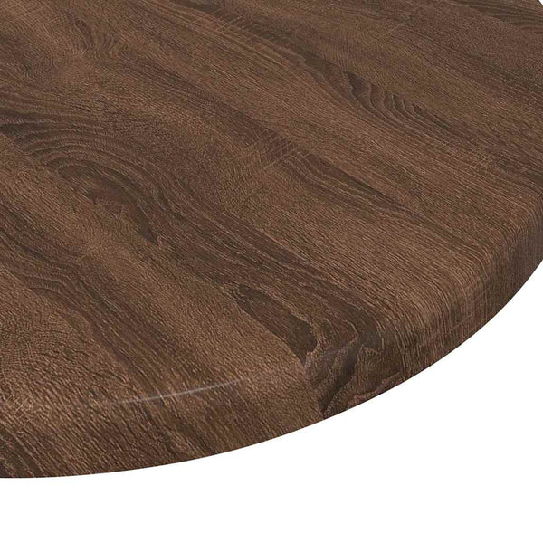 Pöytälevy Ø 30 x 1,5 cm Pyöreä Tekninen puu Ruskea tammi