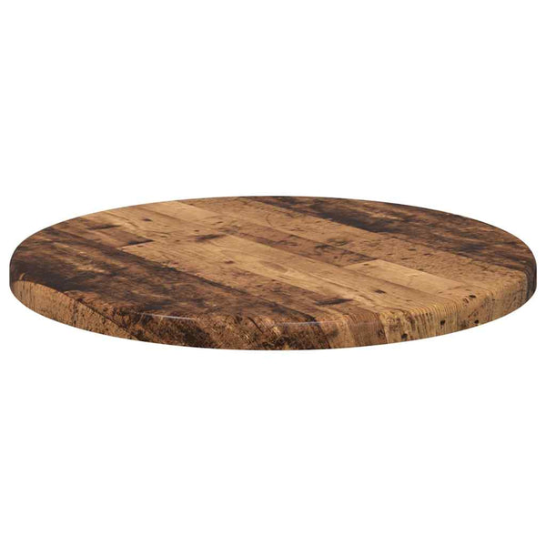 Pöytälevy Ø 30 x 1,5 cm Pyöreä Tekninen puu Vanha puu