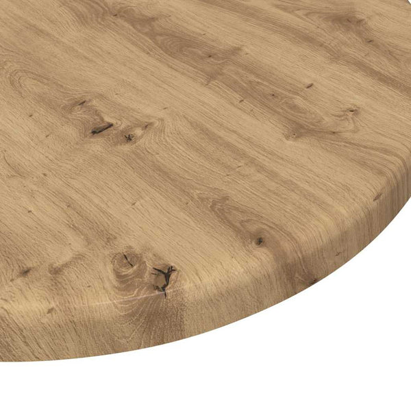 Pöytälevy Ø 30 x 1,5 cm Pyöreä Tekninen puu Artisaanitammi