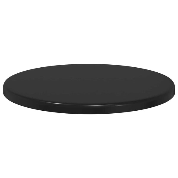 Pöytälevy Ø 40 x 1,5 cm Pyöreä Tekninen puu Musta