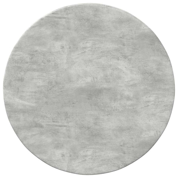 Pöytälevy Ø 40 x 1,5 cm Pyöreä Tekninen puu Betoninharmaa
