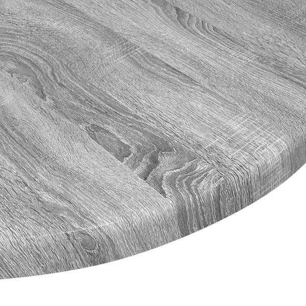 Pöytälevy Ø 40 x 1,5 cm Pyöreä Tekninen puu Harmaa Sonoma